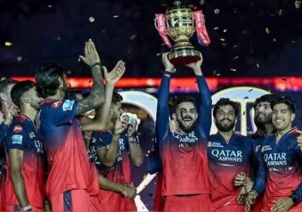 RCB Won IPL Trophy