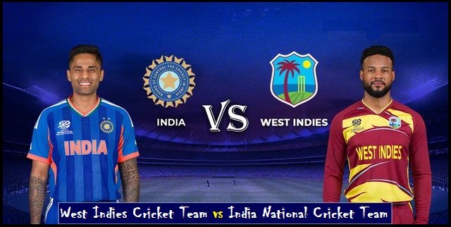 West Indies Cricket Team vs India National Cricket Team Timeline