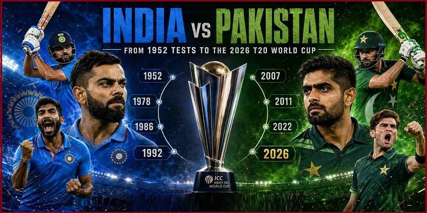 India National Cricket Team vs Pakistan National Cricket Team Timeline