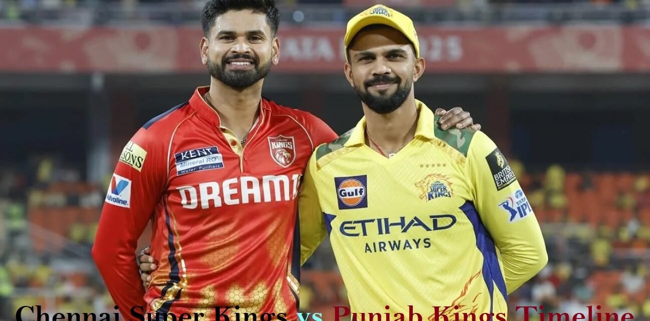 Chennai Super Kings vs Punjab Kings timeline
