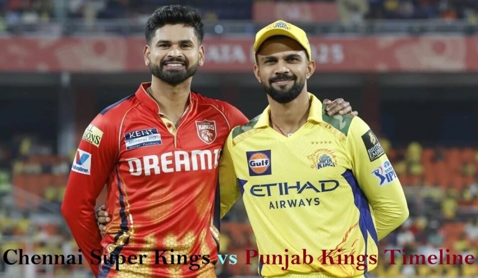 Chennai Super Kings vs Punjab Kings timeline