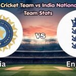 England Cricket Team vs India National Cricket Team Stats