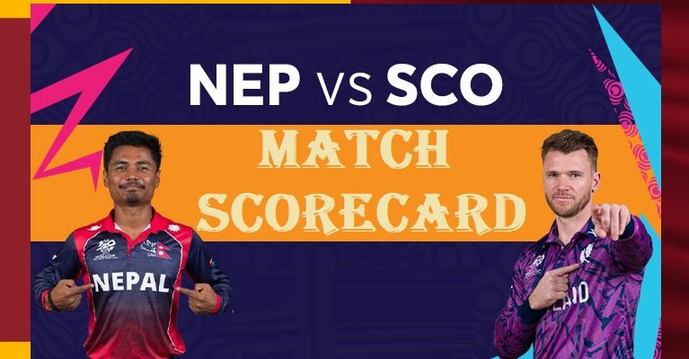Scotland national cricket team vs Nepal national cricket team match scorecard